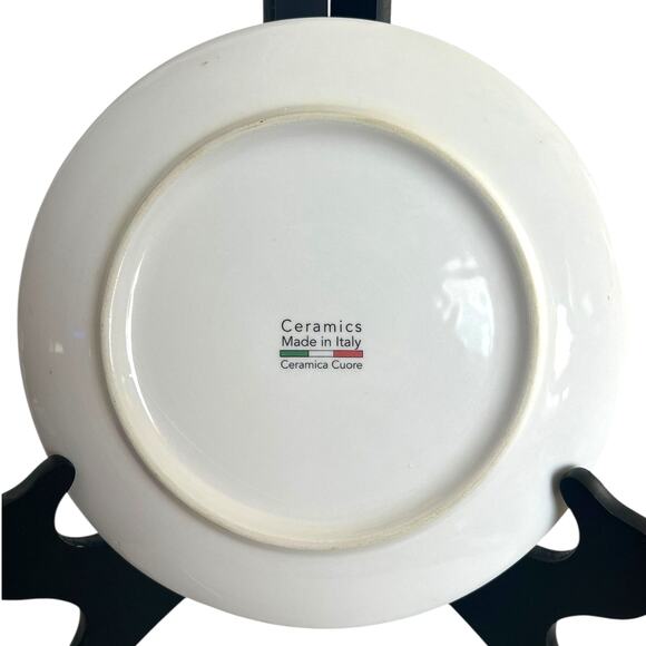 Ceramica Cuore Ceramic Cheese Plates Made in Italy Set of 4 - Picture 10 of 10